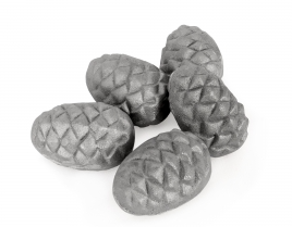 Камень для бани Чугунный "Кедровая шишка"овальный  КЧО-1, Рубцовск