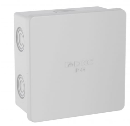 Коробка распр. ОП 80х80х40 (6 каб.ввод.) IP44 ДКС 53700