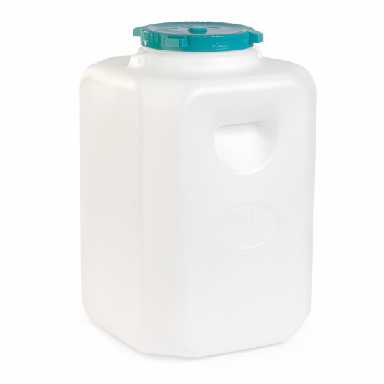 Канистра-бочка 50л прямоугольная диам. горл.215мм (уп.4) Альтернатива