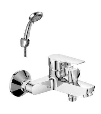 Смеситель для ванны одноручный короткий излив хром ROSSINKA S35-31