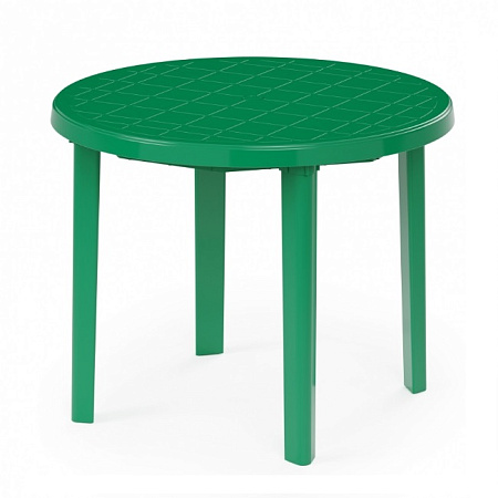 СТОЛ КРУГ ПЛАСТ 900х900х750 мм зеленый М2666 (А)