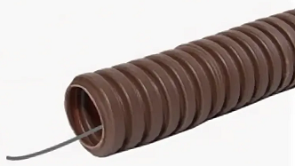 TDM труба гофр. ПВХ d 20 с зондом 25м легкая ЭКО бук SQ0401-0042