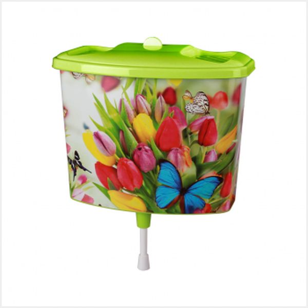 Умывальник-рукомойник пластм. 5,0л с рис. "Летний день" М3034 (Октябрьский)    *1/10