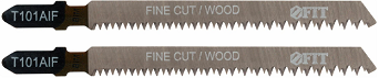 Полотно по дереву, Bimetal, остроконечные зубья, 100/77/1,7 мм (T101AIF)