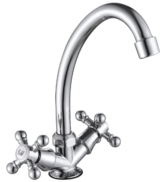 D3004-S229 Dikalan См-ль д/раковины "Елочка" двурычажный, пласт. шпилька (Волна) (2шт), шт.