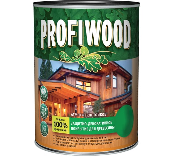 Защитно-декоративное покрытие д/древесины PROFIWOOD орегон 2,3 кг (Ростов-на-Дону) *1/6