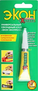 Клей Супер Экспресс "Экон" 3 г блистер-карта 1303054 (Хенкель) *12/288
