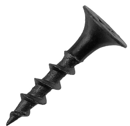 3,5х19 Саморезы гипс-дерево, крупная резьба, черные, шлиц PH2