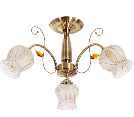 Люстра потолочная, Классика  1627/3AB WТ