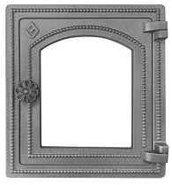 Дверца Везувий чугунная печная (ДТ-4С) не крашенная без стекла