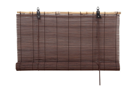 Бамбуковая рулонная штора Bamboo 012 (шоколад) 80*160см.