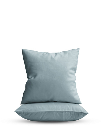 Niteva Комплект наволочек 70х70 2шт. Поплин (17710 серо-голубой1)