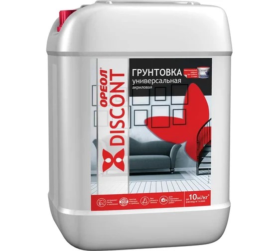 Грунтовка "Ореол" Дисконт ВД д/наруж.и внутр.работ 10 л (Ростов-на-Дону)  *1