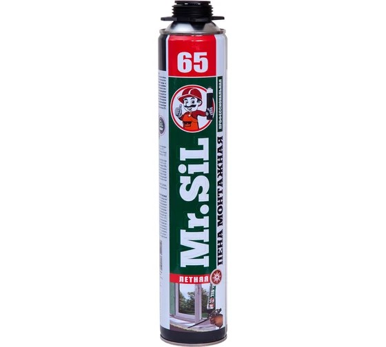 Пена монтажная Проф. Mr.Sil 65л. 750мл +5+35 (12шт)
