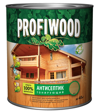Антисептик для дерева алкидный лаковый  красное дерево 2,4 кг PROFIWOOD *1/6/180