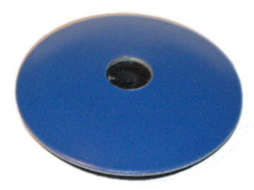 Шайба для поликарбоната метал., 30 мм, синяя