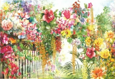 К-110 Фотообои Симфония "Сад"