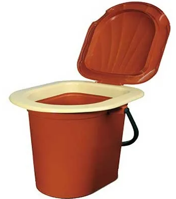 Ведро-туалет пластм. 18,0л  (Лысьва)  *1/5