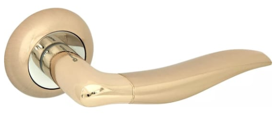 Ручка раздельная Палладиум А Domino SG/GP матовое золото/золото (упак.20шт)