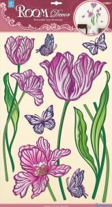 6852 POA Сиреневый тюльпан/Стикер Room Decor