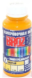 №  02 Колер.паста "BROZEX" желтый 0,1л   *6/108