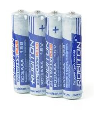 Элемент питания Robiton R03/286 4S (упак 4 шт)