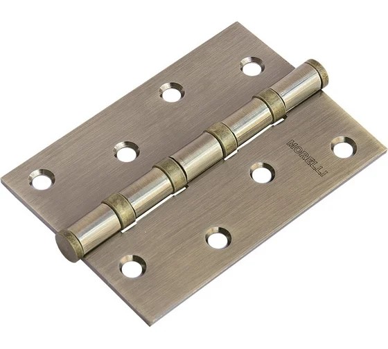 Петля стальная античная бронза универсальная MS 100*70*2.5-4BB AB Morelli