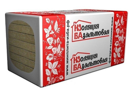 Теплоизоляция "ИЗБА" Лайт супер 1000*600*100мм (30кг/куб.м УПАКОВКА 4мат=2,4кв.м)