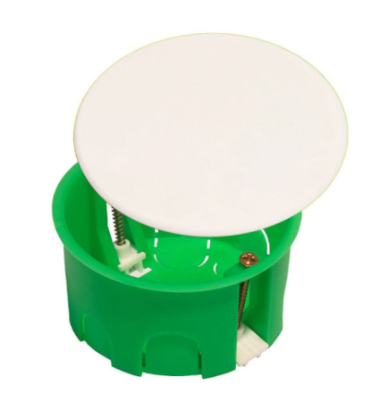 Коробка распр. СП 80х45 для гипсокарт. с крыш. HEGEL КР1202