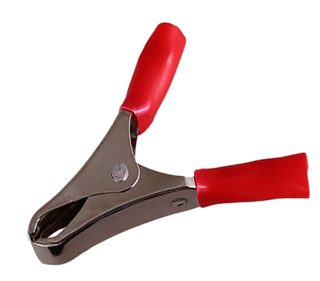 REXANT крокодил 10А 50мм красный, 16-0012