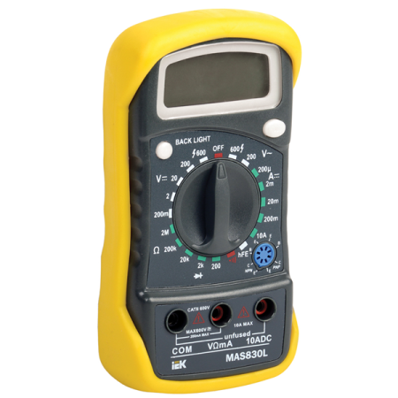 Мультиметр цифровой Master MAS830L ИЭК TMD-3L-830 
