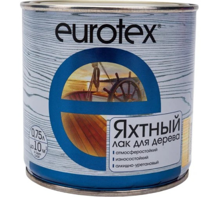 Лак яхтный Eurotex полуматовый 0,75 л (Москва) (80223)