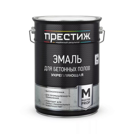 Эмаль акриловая Престиж для бетонных полов белая 6,5 кг