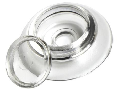 Термошайба из поликарбоната 34 мм прозрачная с прокладкой 