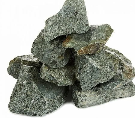 Камень для бани Порфирит колотый 20 кг коробка