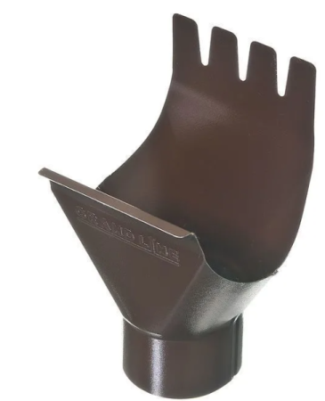 Воронка желоба D125/90 Optima (RAL 8017 - коричневый)