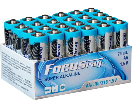 Элемент питания Focusray SUPER ALKALINE LR6/316 BOX24 (упак 4 шт)