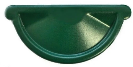 Заглушка желоба D125 Grande Line (RAL 6005 - темно-зеленый)