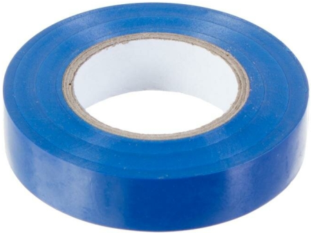 Изолента ПВХ "Klebebander" 15мм х 10м  СИНЯЯ 555 *5/200