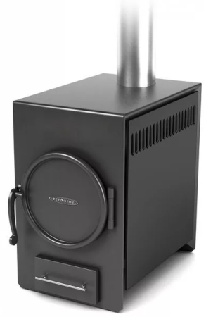 Печь отопительно ТМФ Нормаль-2 антрацит (труба сзади)