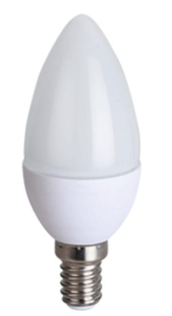 Лампа св/д Ecola свеча Е14 8W 2700K 100х37 С4LW80ECL