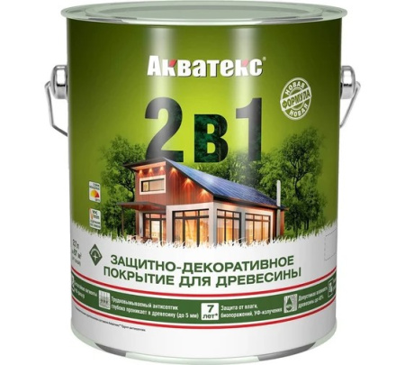 Акватекс 2 в 1-текстурное покрытие (Венге 2,7 л.)