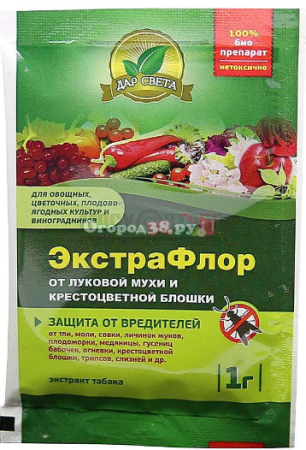 ЭКСТРАФЛОР № 5 от луков. мухи и крестоцв. блошки 1гр /200*