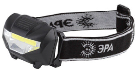 Фонарь налобный Эра GB-501 BlackJack 3ВтLED 3хR03 (12)