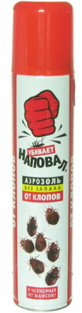 Аэрозоль НАПОВАЛ от клопов 200мл   /6/24