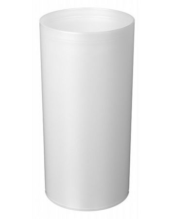 Ваза для цветов пластиковая 1,8л "Jasmine" (белый перламутр)