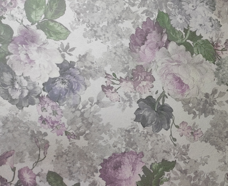 289/ Элизиум/Rose Garden/Розы на жемчужном фоне к E84205, E84213/компак. винил на флиз. 1,06х10 м.