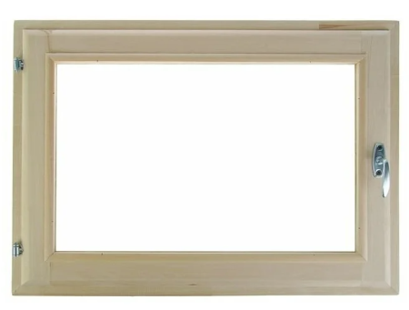 Форточка 500х700 мм, двойное тонированное стекло (липа)