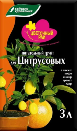 Грунт БХЗ Цветочный Рай д/Цитрусовых 3л /6/540