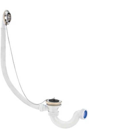 E150 Сифон МИНИ Элит д/ванны 1 1/2"х40 с вып. и перел. 30980655 ВИР /1шт/уп